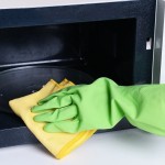 Rust or stain in your microwave? How to clean it