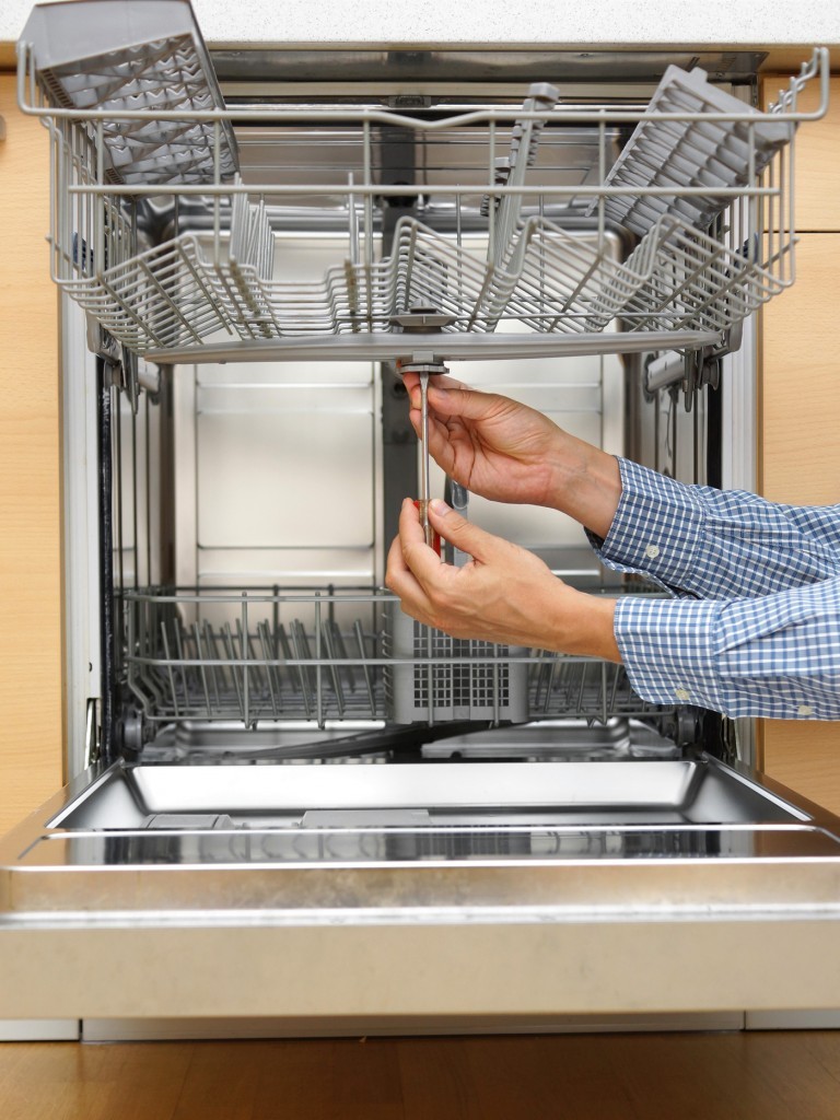 repair rusty dishwasher rack