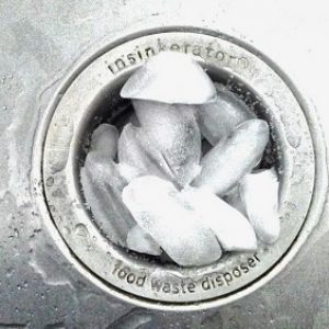 Disposal with ice
