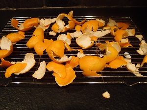 Orange Peels to clean appliances