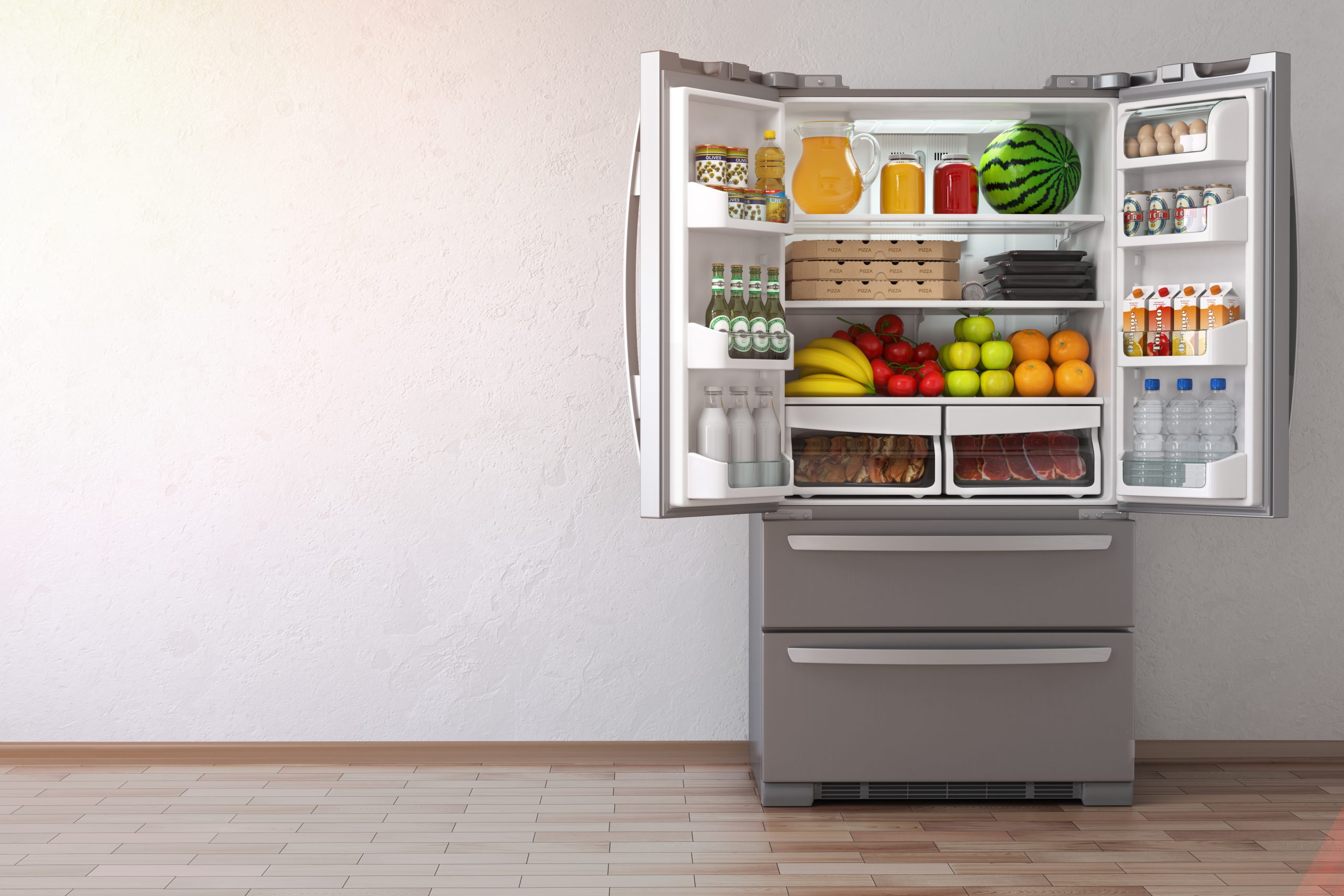 kitchen in bar nest to fridge